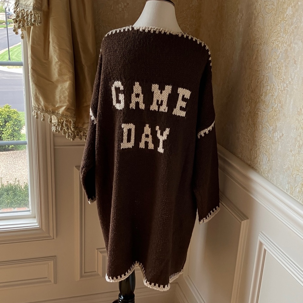 Football Fan Game Day Cardigan